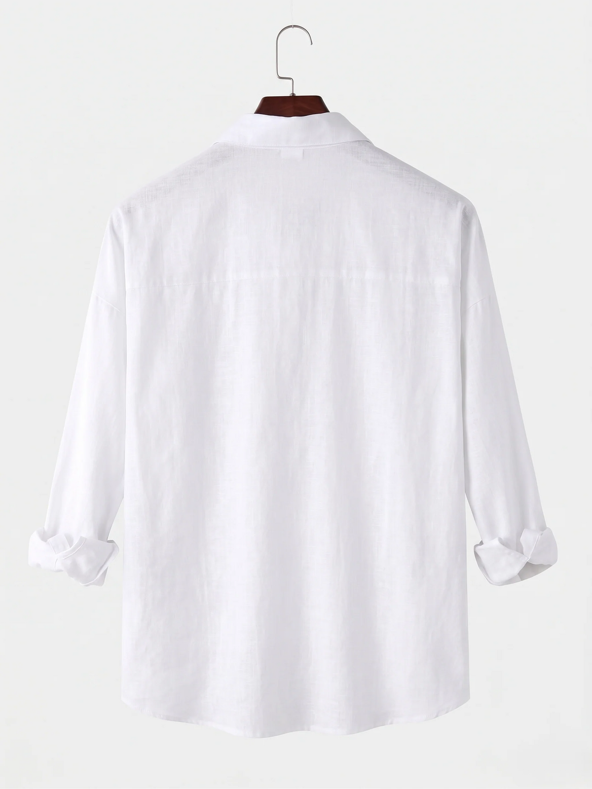White Printed Casual Shirt for Men